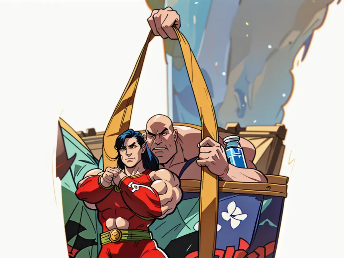 Multicolor Tote with Leaf Pattern Being Held by a Person Multi-hued tote bag with intricate leaf design being grasped by a person.