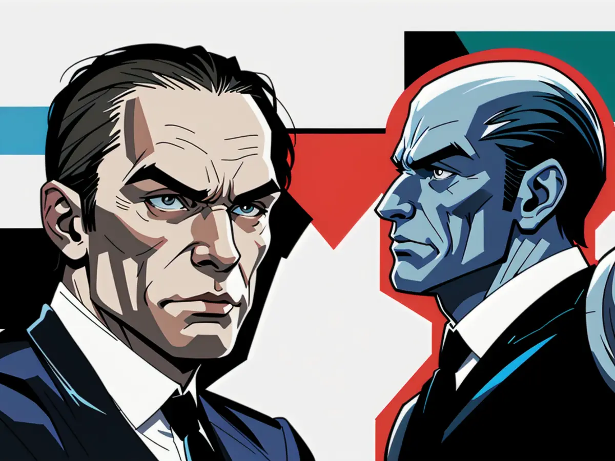 Group Image Displaying Depictions of Habeck, Merz, Scholz, and Weidel