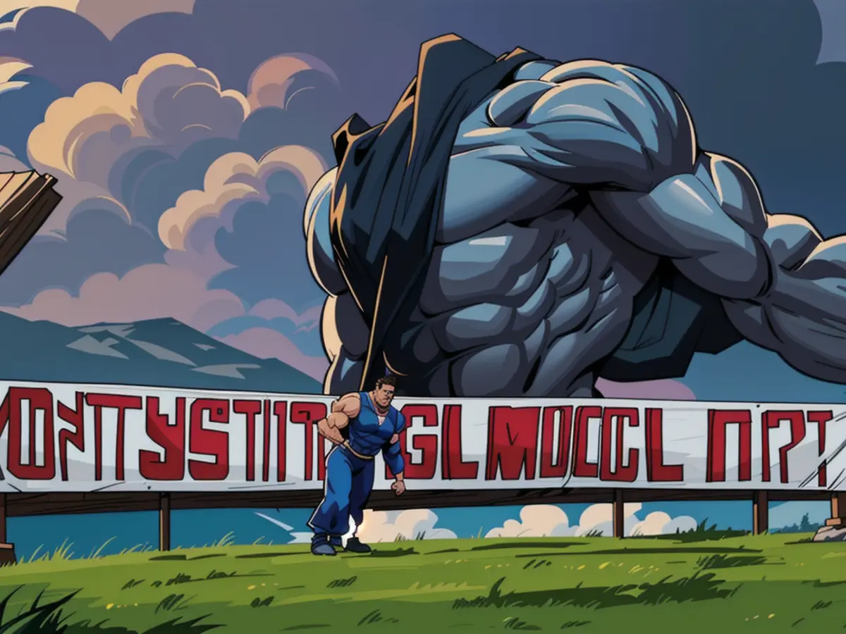 Red Welcoming Signage