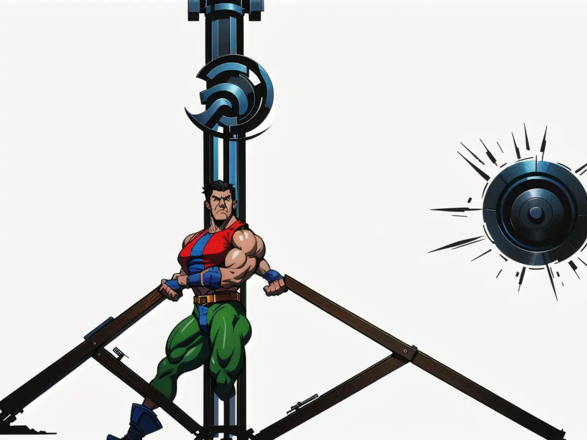 Three-legged stand, equipment for camera stabilization. Three-legged stand for camera or other equipment support.