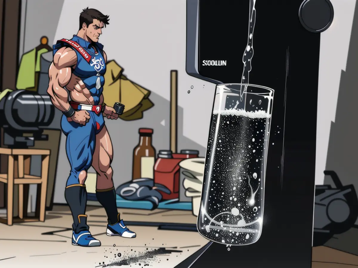 A close-up image of the SodaStream Art model in monochrome. Image showcasing the SodaStream Art model in monochrome.