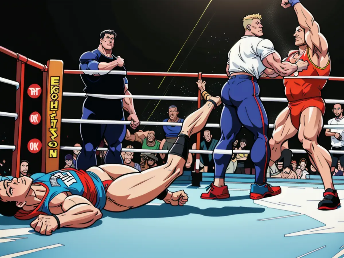 Supervisor deliveres defeat to Moore. Foreman delivers a knockout punch to Moore.