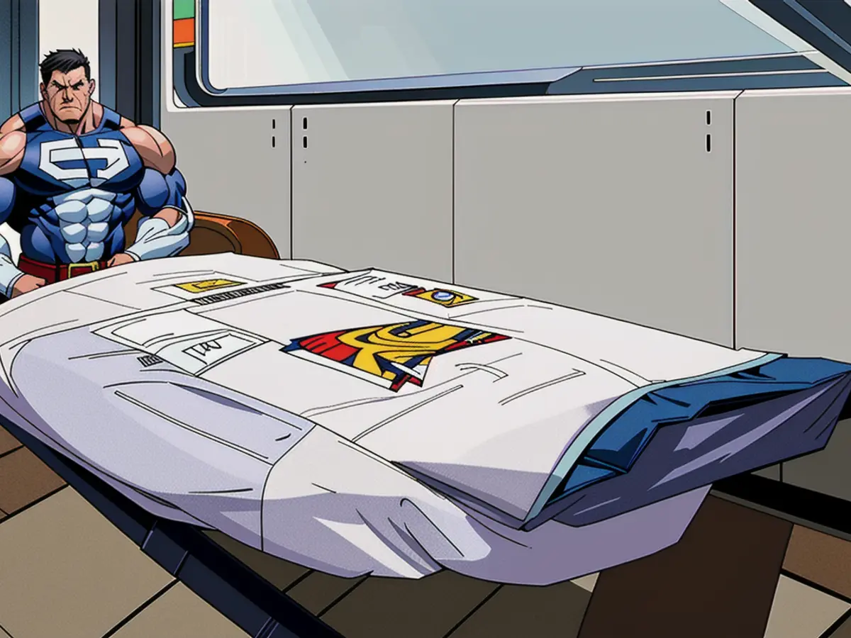 Quilt Folding Portrayal by Critic Image depiction of a neatly folded blanket