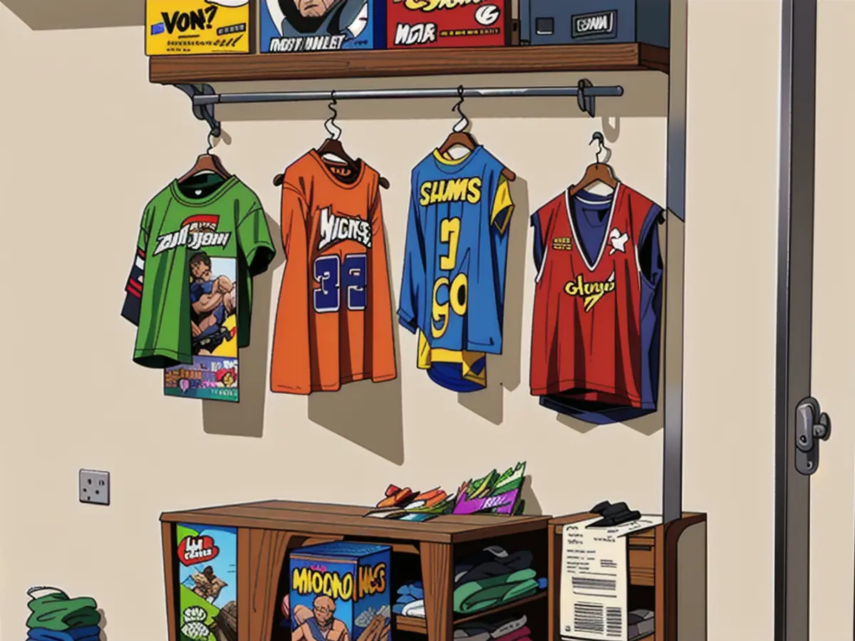 Image of critic displaying shoebox organizer brimming with treats Image Displaying a Shoe Organizer Stocked with Snacks: Reviewer's Perspective
