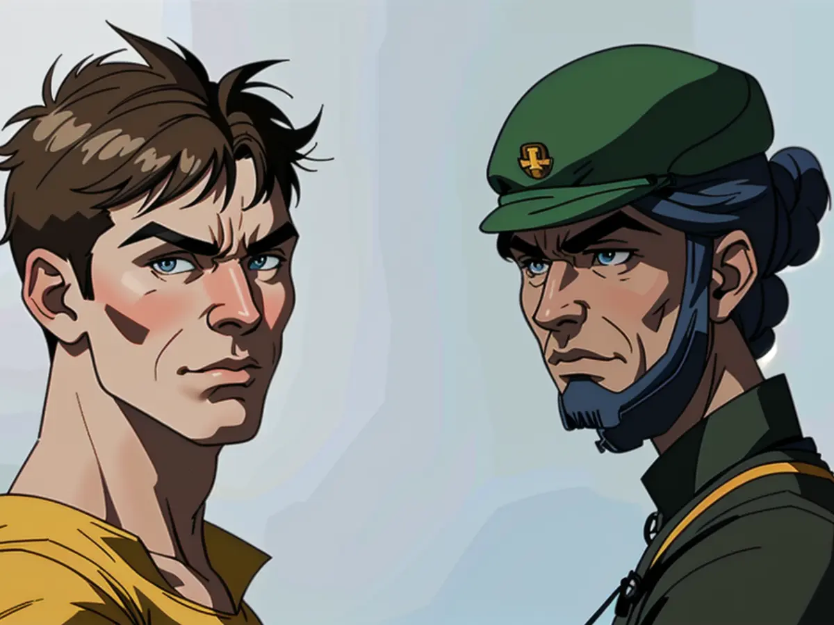 Military Forces (Bundeswehr): A Comparison Between a Boy in Military Uniform vs Without