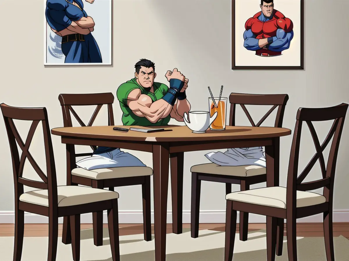 Rearranged dining furniture setup Redesigned dining furniture arrangement