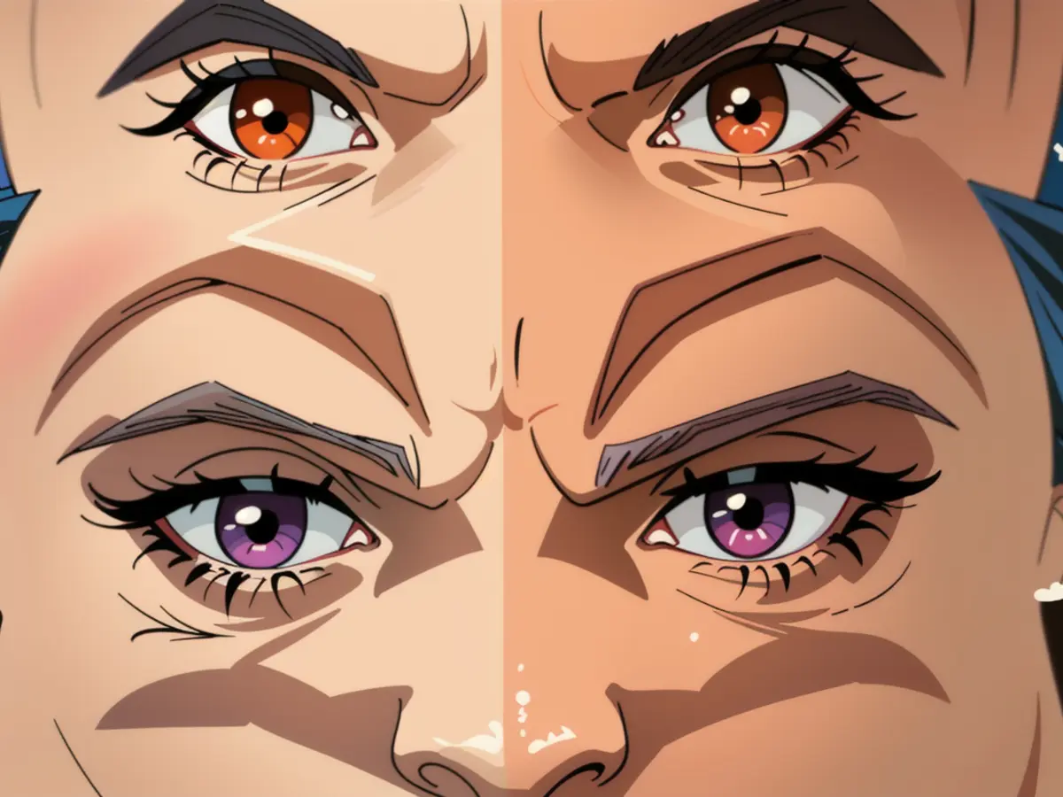 Before-and-after photos of customers showcasing their eyebrows before and after using the soap Before-and-after snapshots of customers' eyebrows, highlighted through reviews, demonstrating the soap's impact.