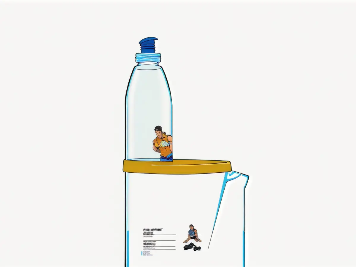 A container, colored in white and yellow, designed for conditioning hair. A container, colored white and yellow, specifically designed for conditioning hair.