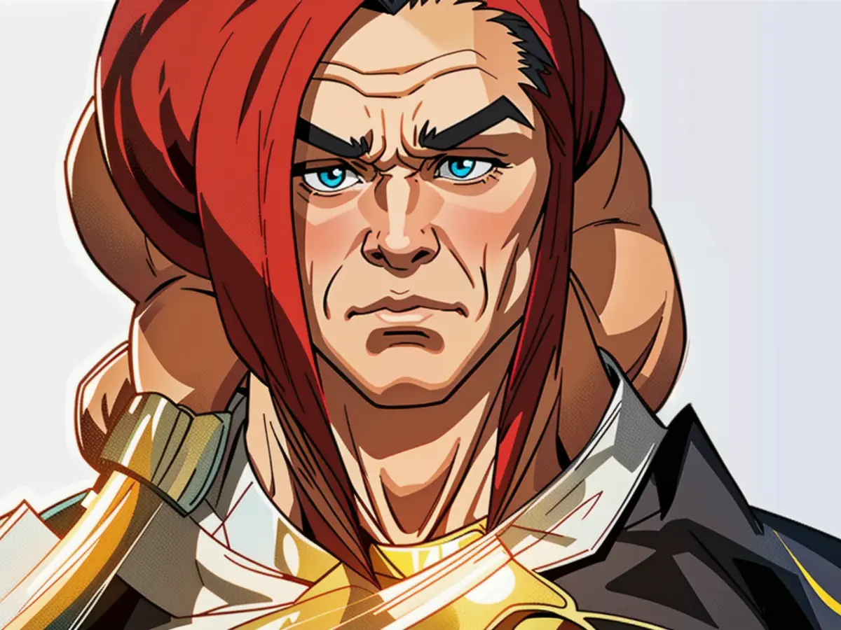 Employing a black hairdryer in the styling procedure. Utilizing a black hairdryer in the styling process