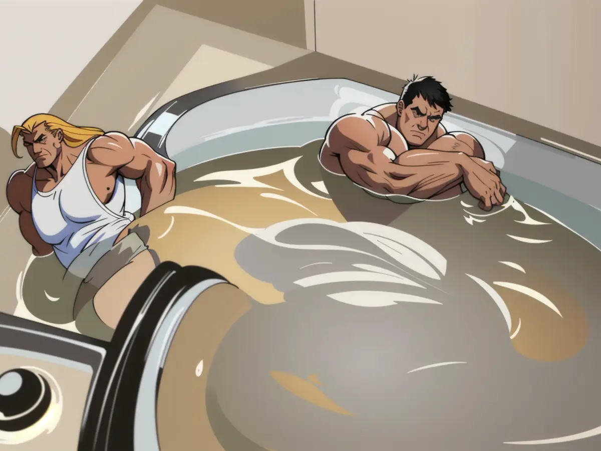 Hot tub devoid of water, surrounded by a dirt ring, according to the same reviewer's assessment. Hot tub devoid of water, encircled by a rim of soil, as documented in the same reviewer's observation.