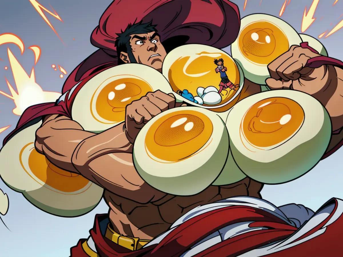 Fast-food writer Marquaysa Battle showcases tempting hard-boiled eggs prepared using the Dash Rapid Egg Cooker Quickly cooked hard-boiled eggs, demonstrated by BuzzFeed writer Marquaysa Battle, using the Dash Rapid Egg Cooker.