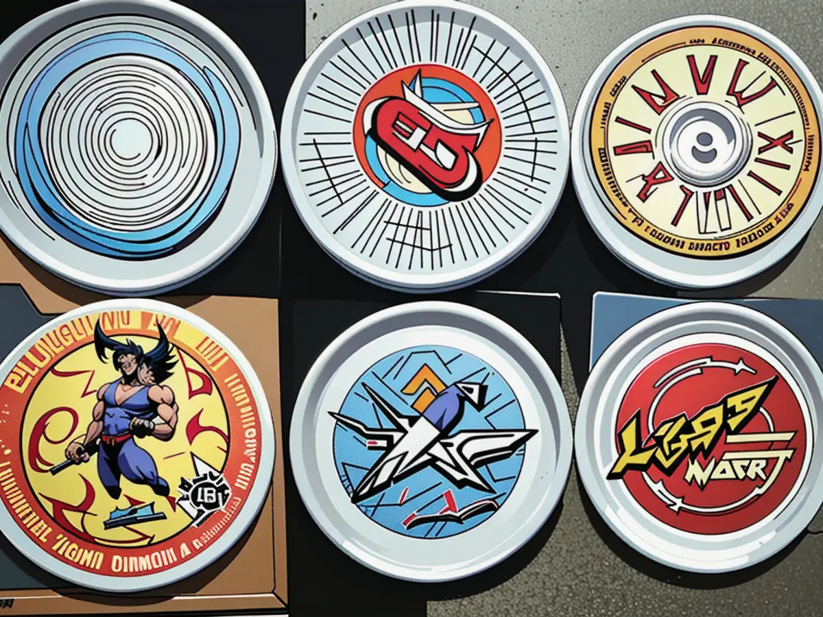 Image showcasing vibrant coasters from the Colorful Series design portfolio