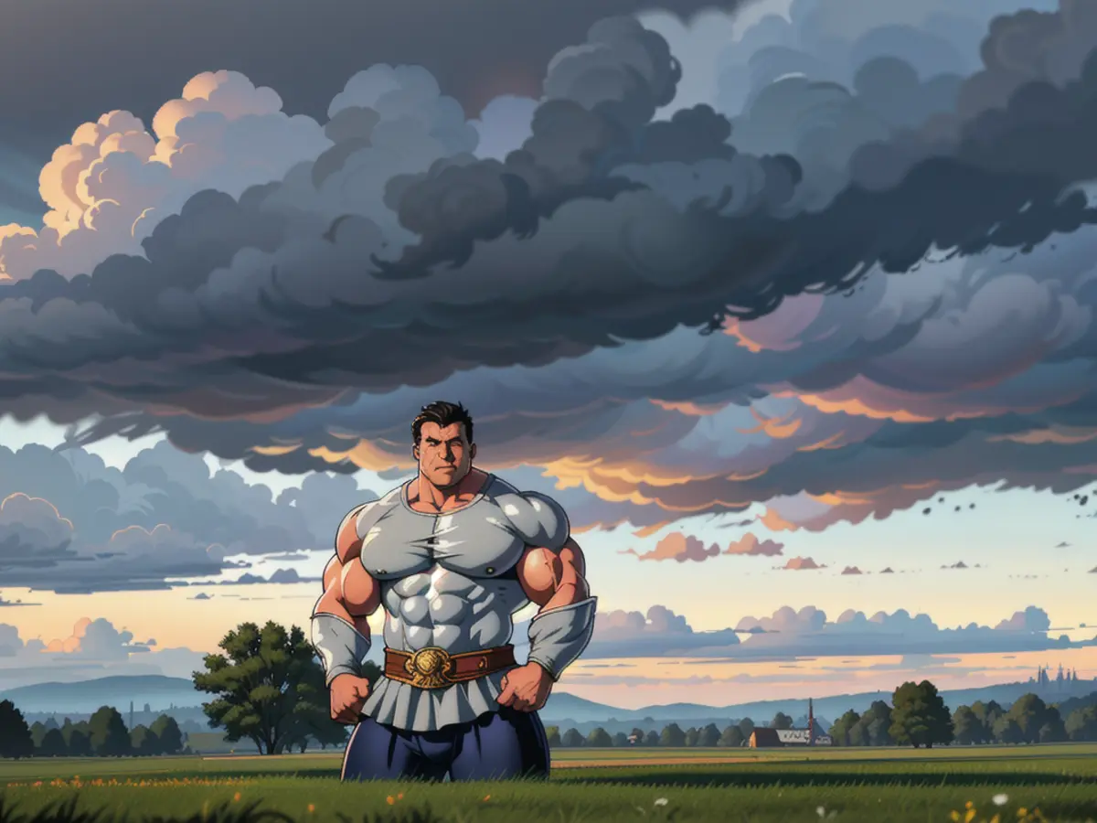 Heavily overcast skies and highs reaching 17 degrees Celsius forecasted for Berlin and Brandenburg...