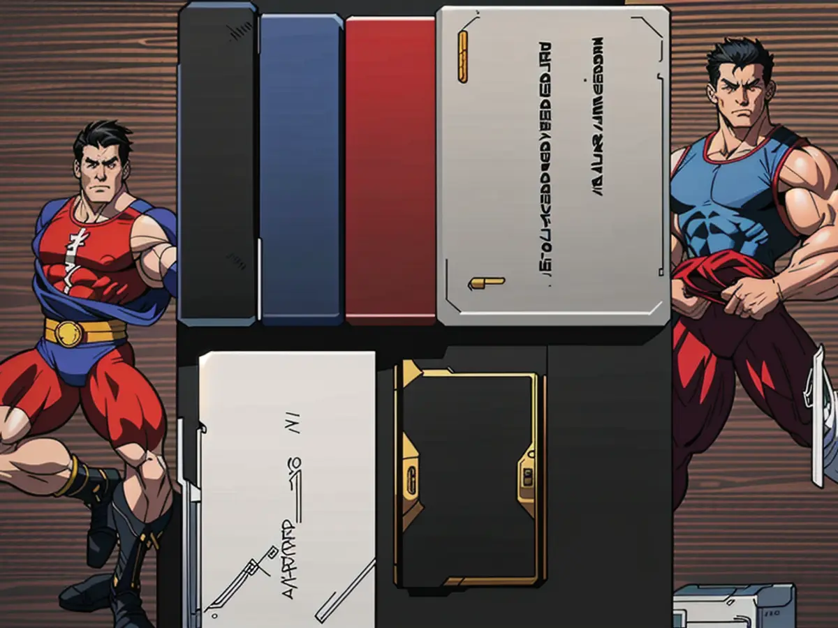 Various colored options for passport cases: black, blue, red, and white.