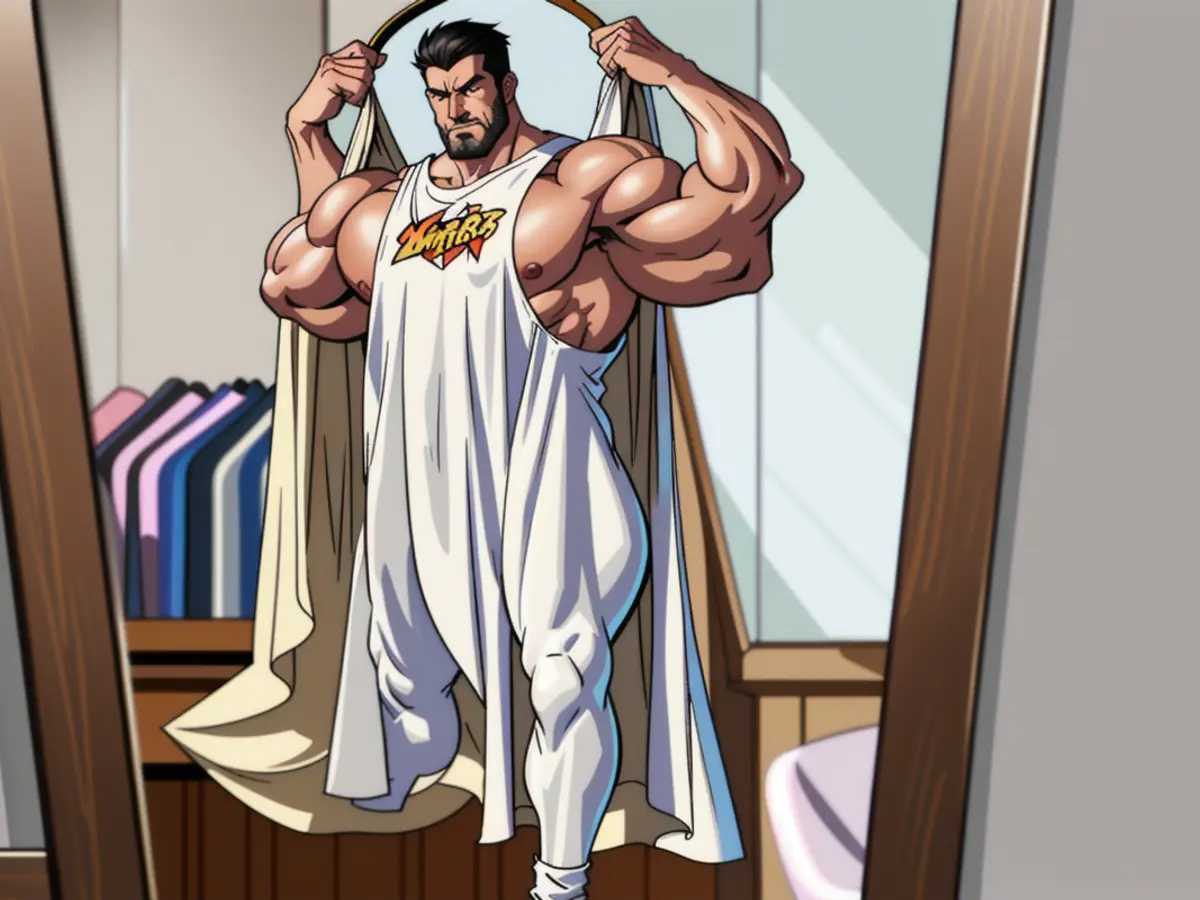 User snaps a selfie in mirror, showcasing purchased gown on their body. Mirror selfie featuring a customer model donning the dress for a comprehensive review.