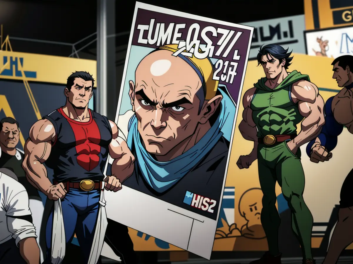 Protesters rallied in Jerusalem, carrying photos of Israeli hostage Elkana Bohbot, on October 24,...