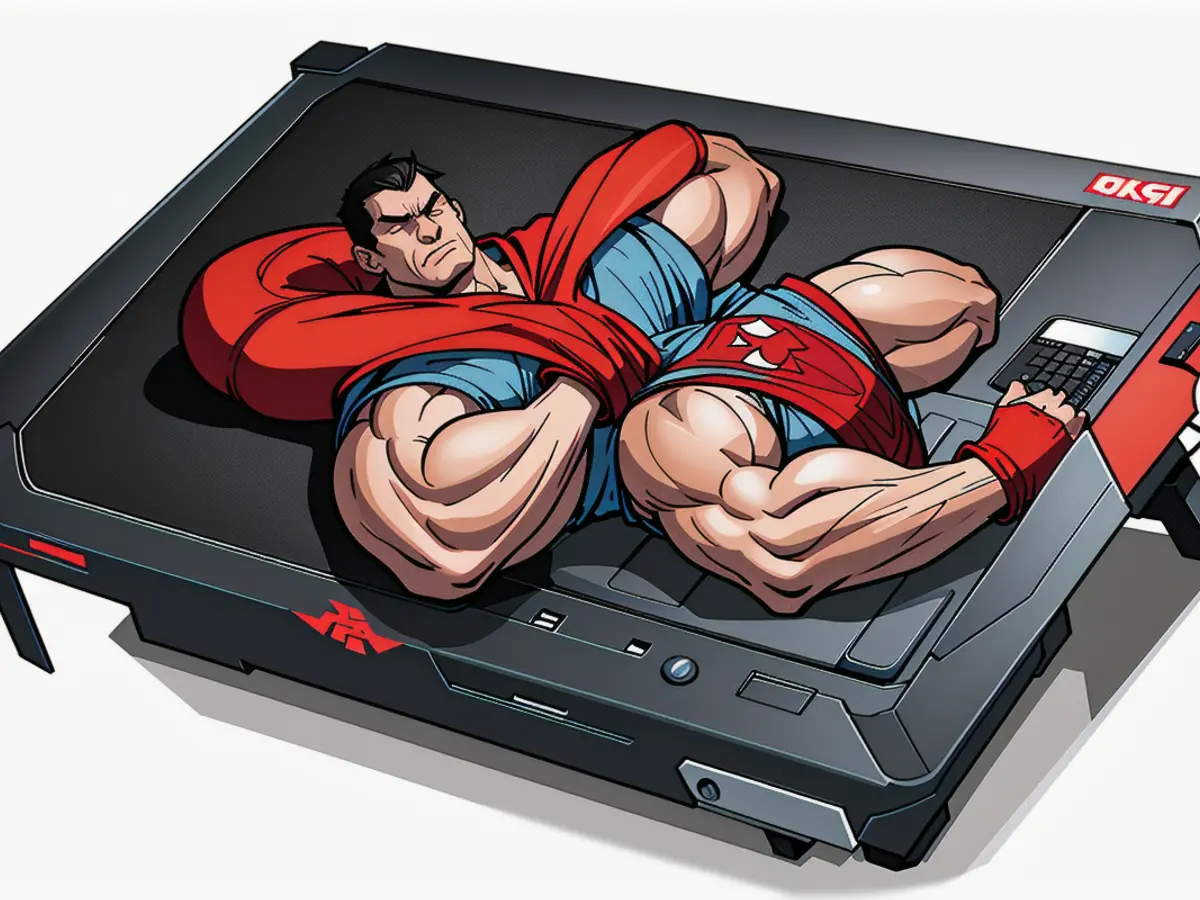Red-hued cooling pad boasting four fans, elevated structure, and USB compatibility. Ideal for gaming or heavy laptop usage.