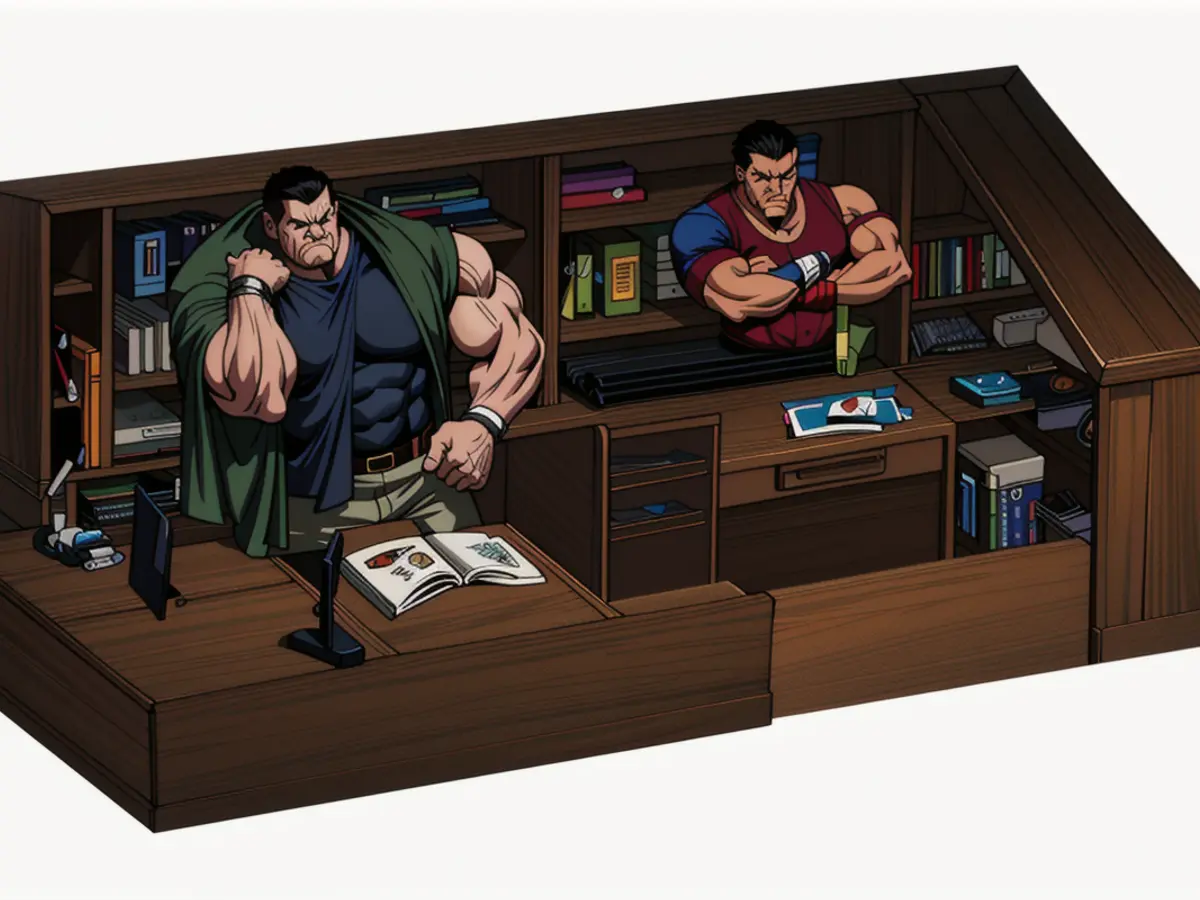 Office Supplies: Space-Saving Desktop Organizer Rearrangement Solution for Desktop Clutter