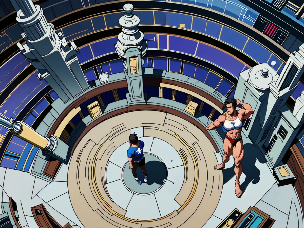 Prior to the scheduled meeting, the German Bundestag's assembly hall underwent a renovation.