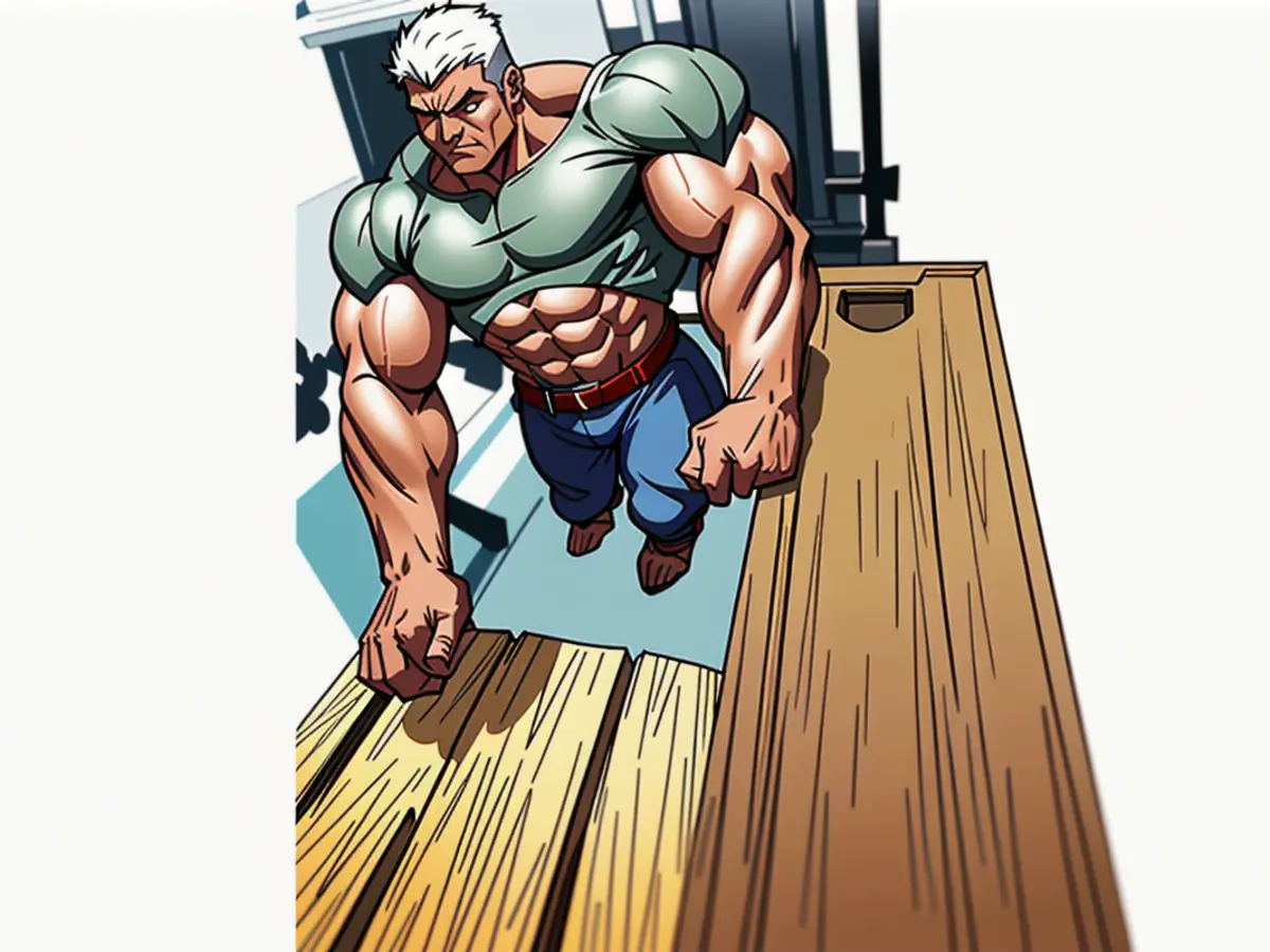 Stainless Steel Knives Attached to Wooden Block Stained Wood Block Equipped with Stainless Steel Blades