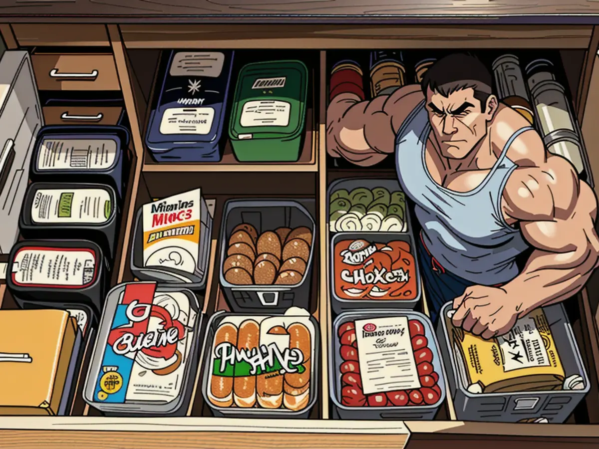 Before-and-after comparison revealing the same drawer, now with a spice rack drawer organizer installed Image Comparison Reveals Utilized Spice Rack Drawer Organizer in Reviewer's Updated Photo