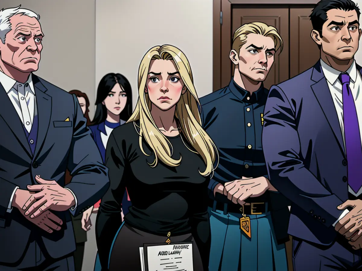 Lori Vallow Daybell hears the jury's decision at Ada County Courthouse in Boise, Idaho on May 12,...