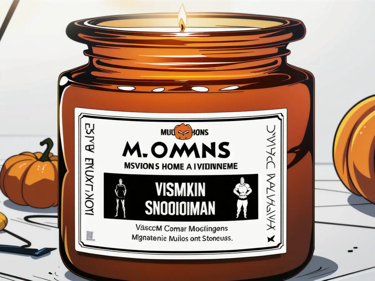 Aromatic pumpkin-scented light source
