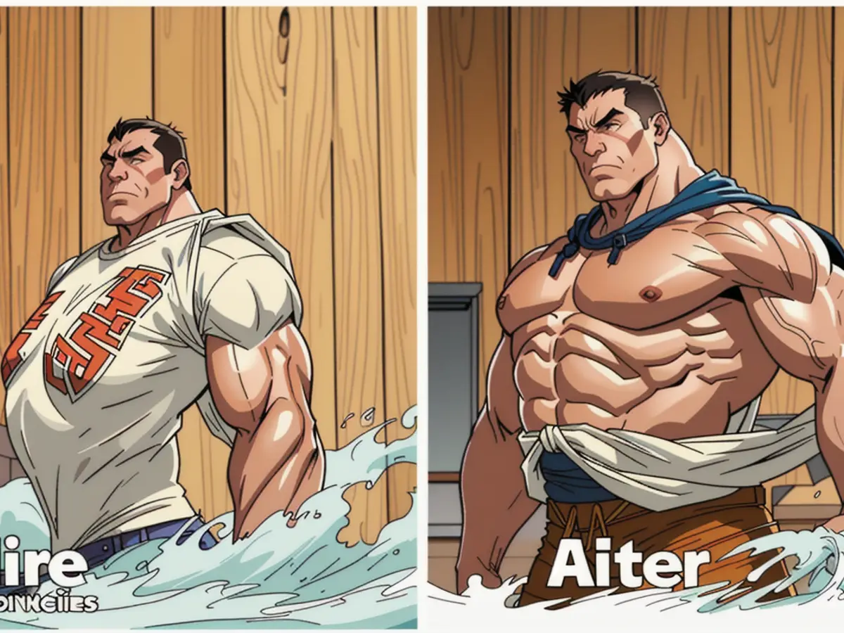 Damaged wood prior to restoration and the identical wood post-restoration Damaged wood prior to restoration and its subsequent revitalization process