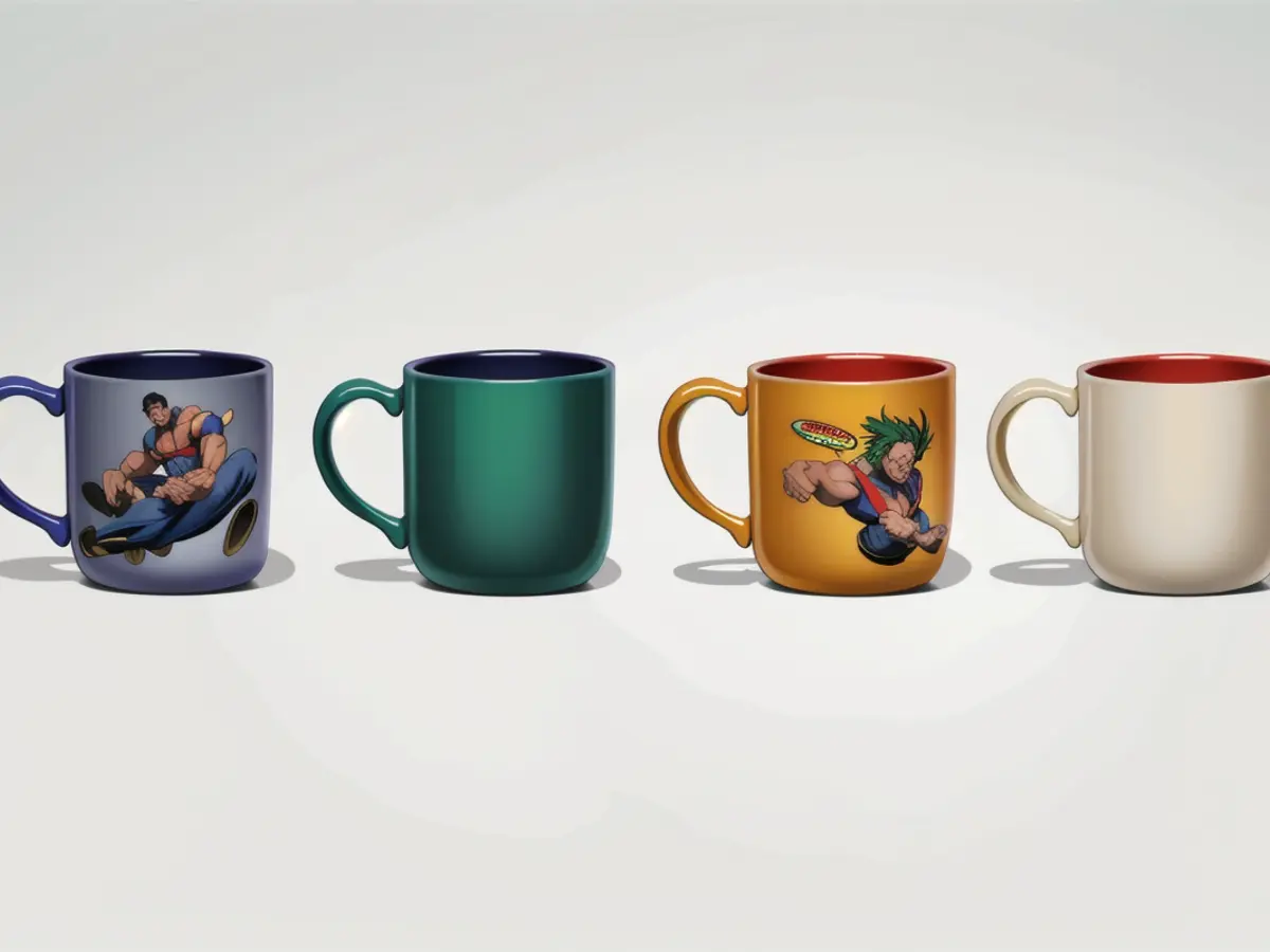 Mug-related items under scrutiny Ceramic cups, reimagined and rebranded