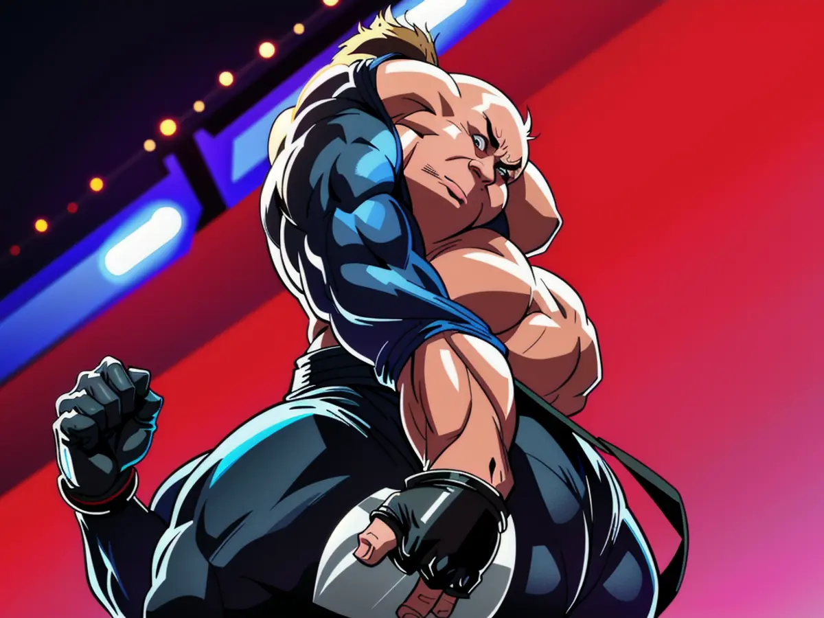 James Hetfield, lead vocalist of Metallica, delivers an energetic performance on stage.
