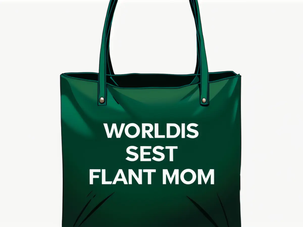 Tote bag labeled 
