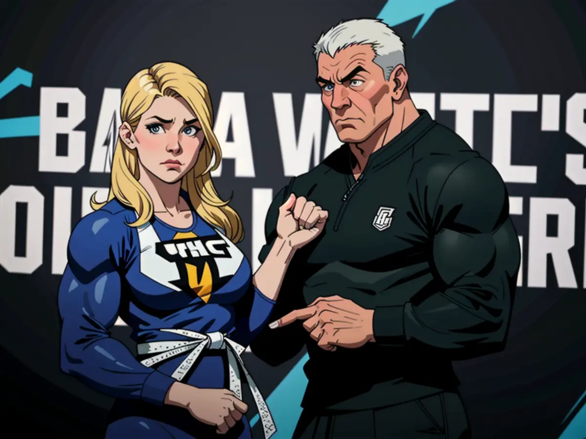 Jiu-jitsu black belt achievement by UFC commentator Laura Sanko, attained after 19 years of dedicated training. UFC's first female commentator, Laura Sanko, has been bestowed the honor of a black belt in Brazilian jiu-jitsu, previously being a part of Invicta FC.