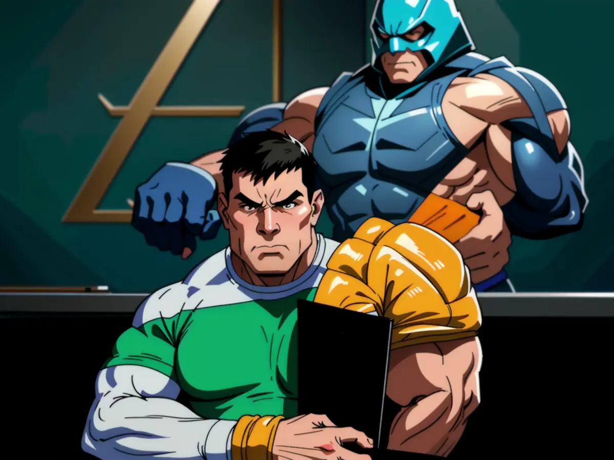 Déscripción de imagen: Hombre militante del grupo extremista N. patinando en una rueda de presión. During a 30-minute pause, we cleaned the floor, aiming to pinpoint the 10 largest piles of chips (among the 152 remaining players) in the room.