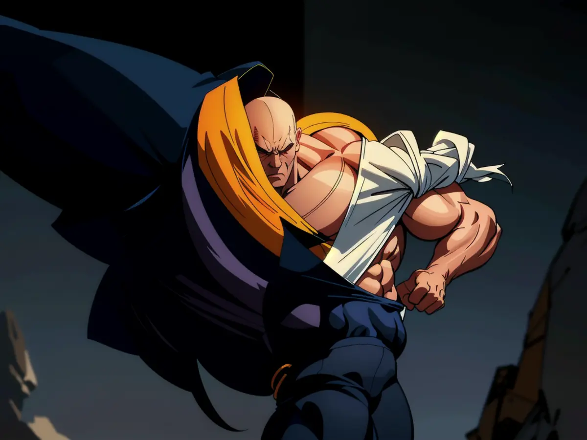 Depiction: Man pursuing woman across bustling city square, both displaying signs of agitation. Criminal investigators have concentrated efforts on key figures within the criminal underworld, who have been influential in illegal trafficking activities predominantly centered around the Castellane district.