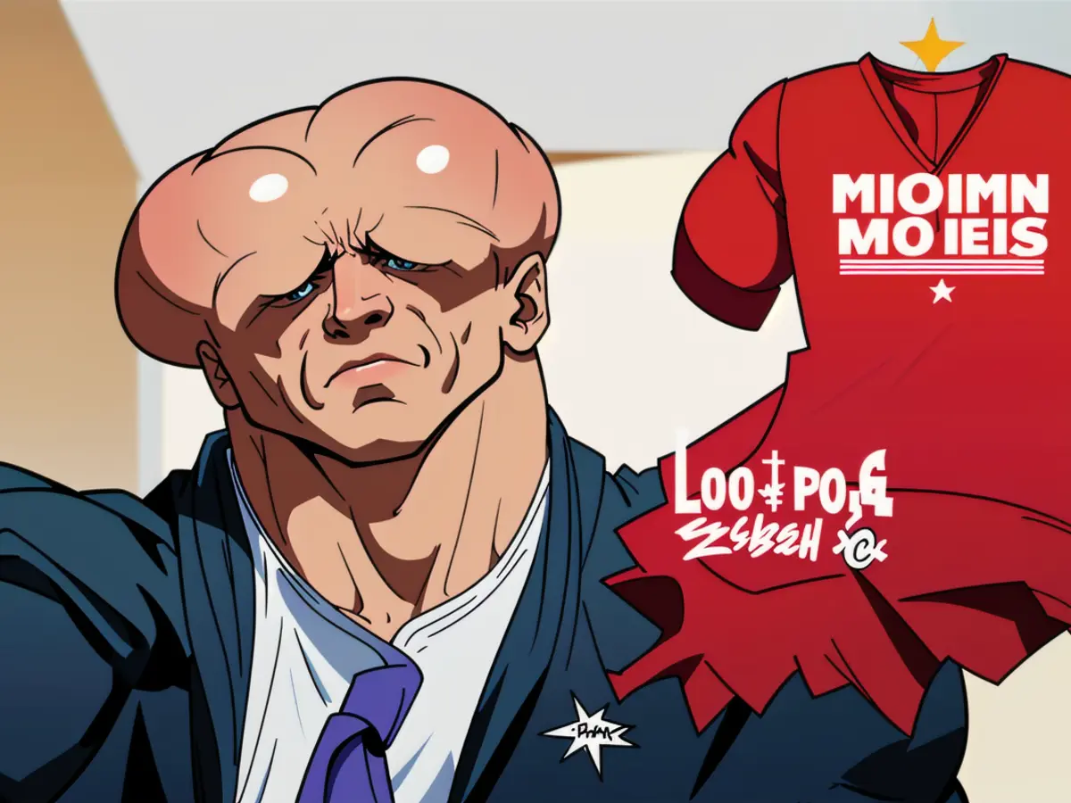 Person captured during a violent protest, clashing with police in major city. Trump campaign merchandise, featuring hats and shirts for 2028, now available for purchase.