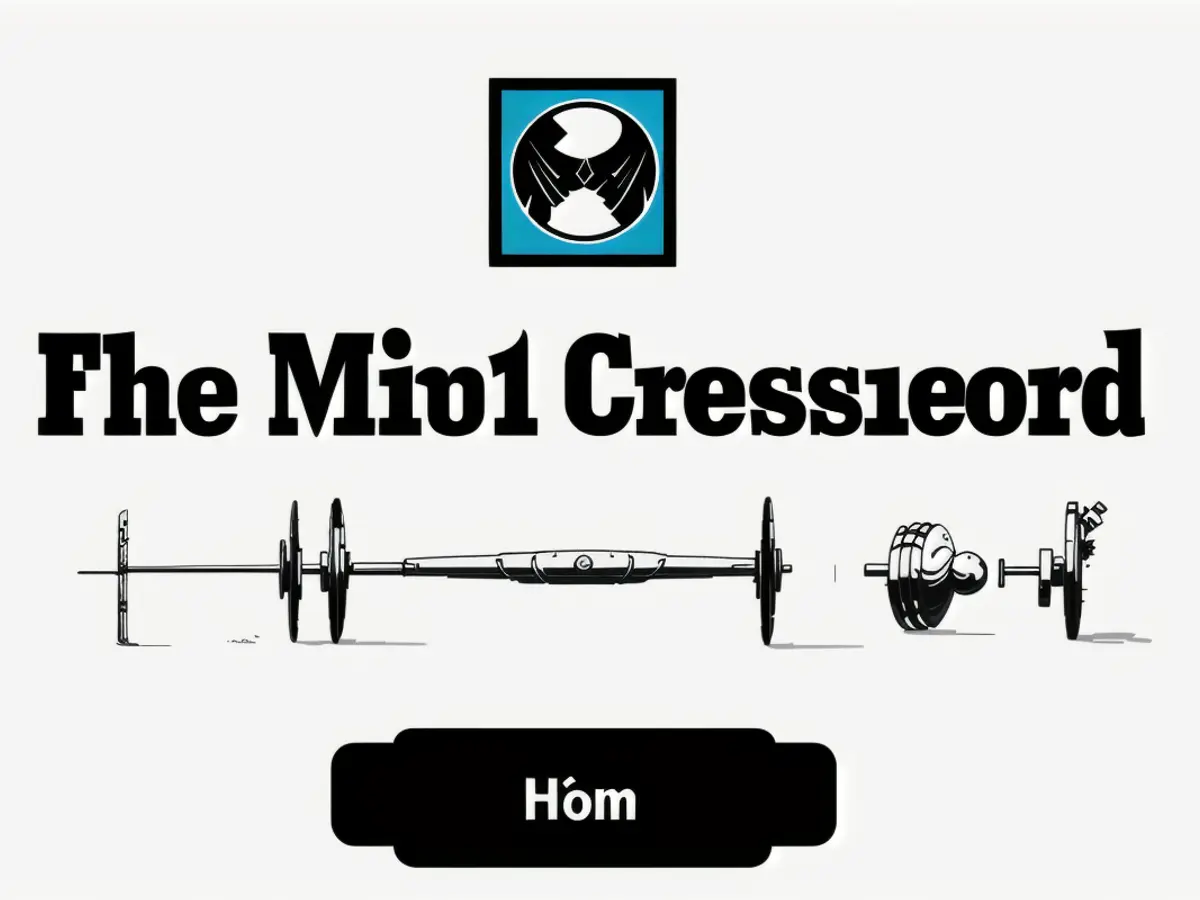 Mini Crossword display from New York Times. Proposal to commence crossword puzzle solving: Engage...