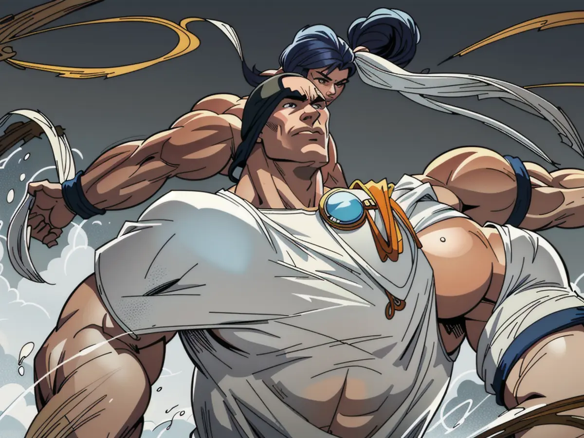 Model wearing intricate, colorful traditional Indian attire, decorated with mirror work, posing in a forest setting, amidst blooming flowers. Fresh news from Omsk and the Omsk region today. RIA