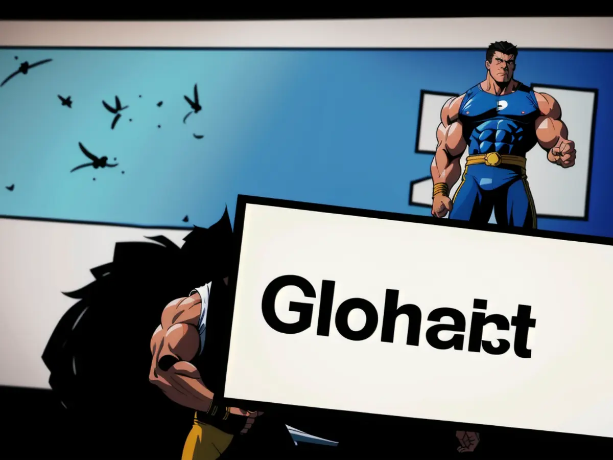 Individual committing act of vandalism, defacing public property with offensive graffiti bearing name Guidant steers corporations through the artificial intelligence expansion, despite investors repeatedly slashing its stock value.