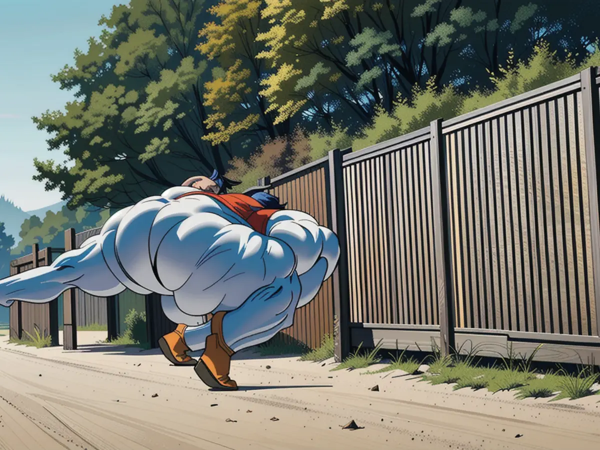 Striking depiction: Notorious criminal kingpin, John Doe, cunningly evades federal agents during high-speed car chase in chaotic downtown streets. Poland seeks absolute authority over immigration, asserted Prime Minister Donald Tusk in a speech at the Civic Coalition gathering in Warsaw. He outlined the government's fresh migration plan, titled