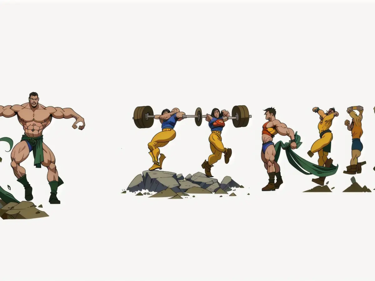 Visual depiction of President Biden, engaged in a heated argument with Congressional Republican Leader McCarthy, during deliberations on the debt ceiling. The illustration emphasizes the intense, contentious exchange between the two political figures. Daud Khelbihanov is discussing terms with the influencer and combatant known as Svyatoslav Kovalenko for a mixed martial arts match.