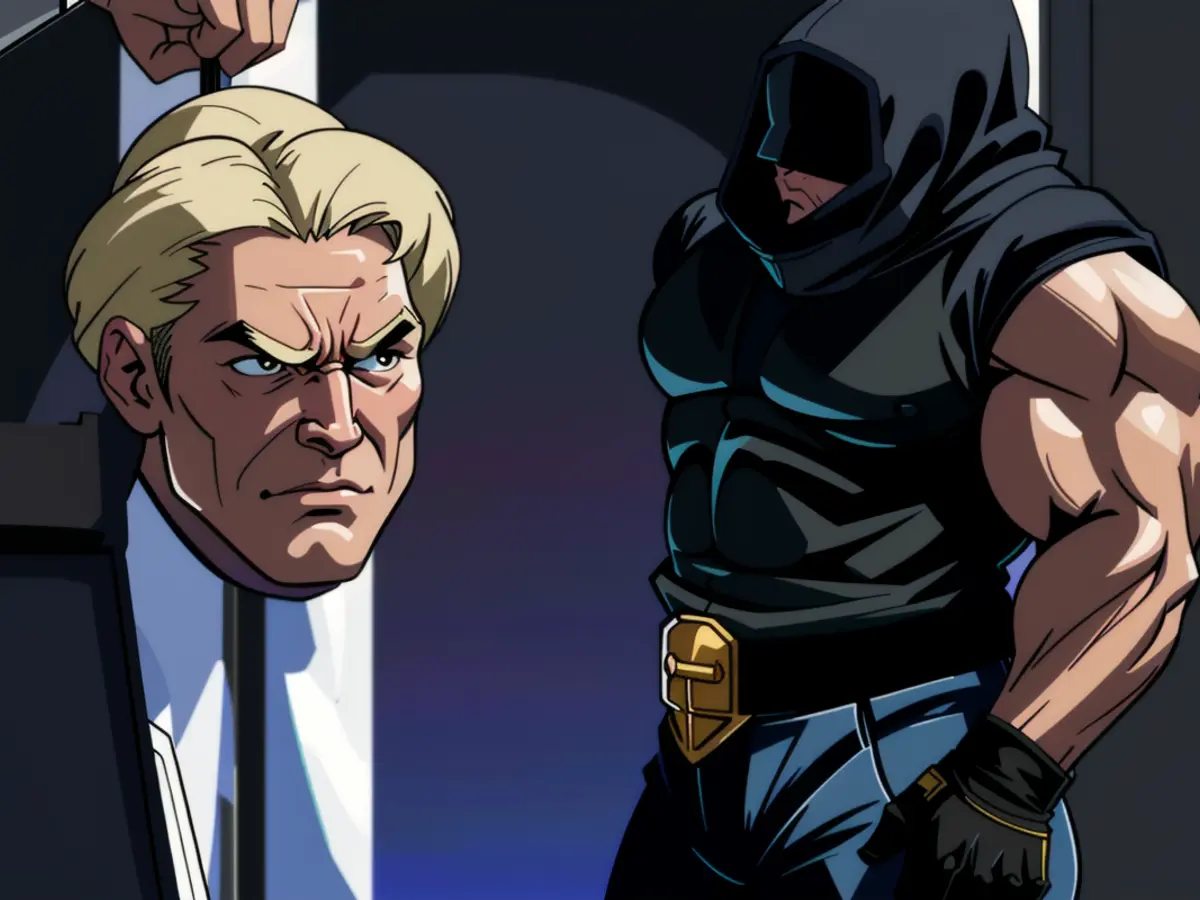 Unveiled Image: Protesters rallying passionately against government policies, brandishing signs with impassioned slogans. Key figures in the front, clashing with authority figures in protective gear. A tense, volatile atmosphere prevails. US President reportedly secured office through unscrupulous means.