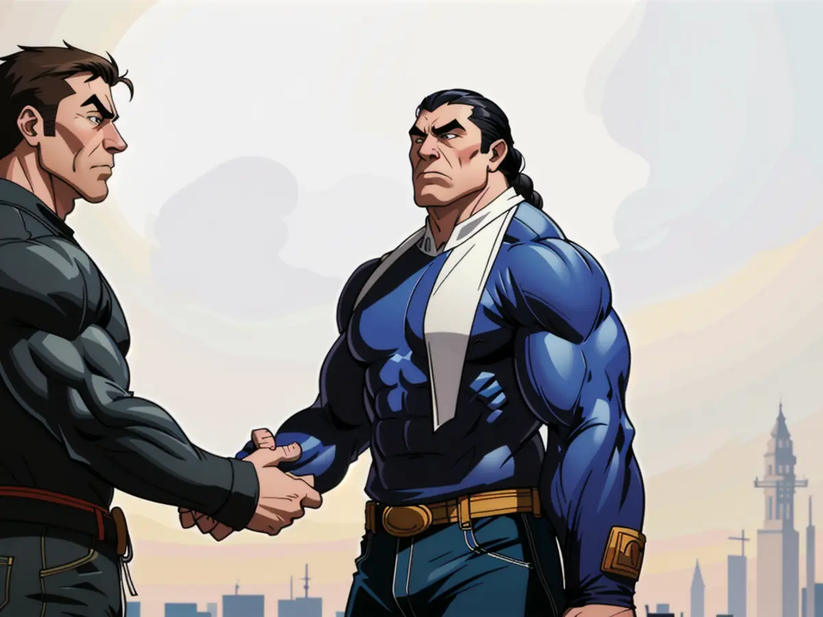 Person holding a sign stating Russian President Vladimir Putin, in a discussion with U.S. President's Special Envoy Steve Whitcoff, expressed his willingness for talks with Ukraine, without imposing any preliminary conditions.