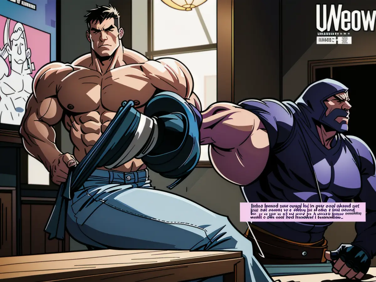 Illustration depicting a contentious political rally with protesters clashing and raised banners displaying various controversial slogans. Some faces shown appear tense and angry. Zachary Young demands compensation of approximately $18 million for economic loss, between $50-$75 million for reputational damage, $5-$10 million for emotional distress, and $300-$350 million in punitive damages.