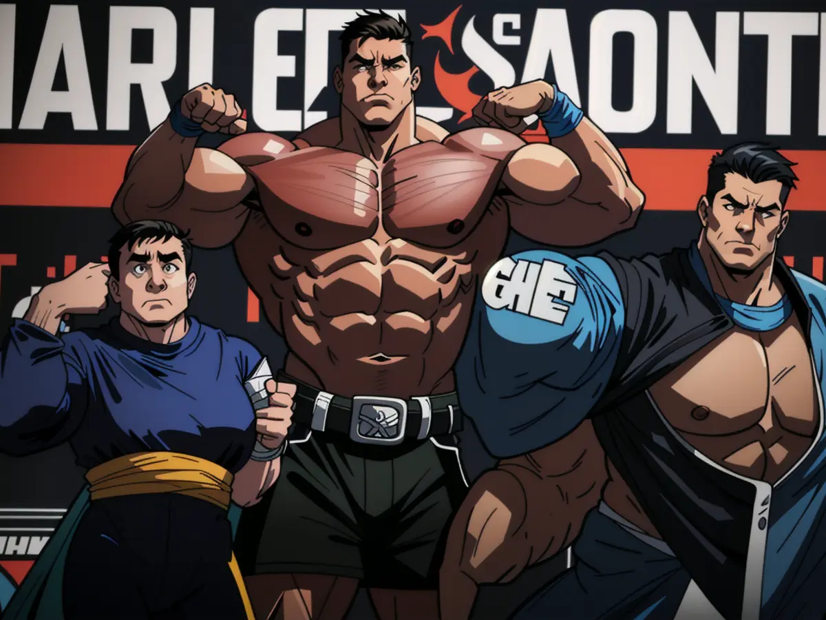 visibly apparent figure, potentially recognized, depicted in a specific image Determined American Plans to Strip Belts from Golovkin