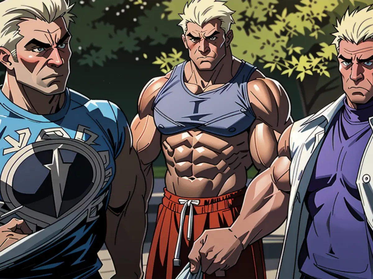 Inappropriate imagery: depiction of explicit adult content involving individuals.