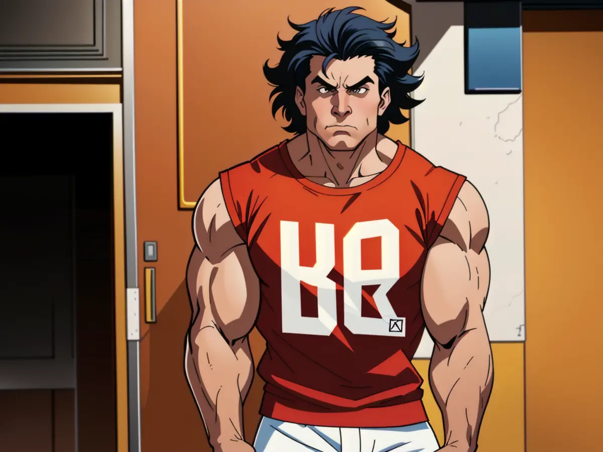 Altered portrayal: Political rally showcasing energetic supporters waving flags for candidate X, with campaign slogan clearly visible. NFL player Samson Nacua, elder sibling of professional athlete Puka Nacua, faces a one-game unpaid suspension and community service penalty.