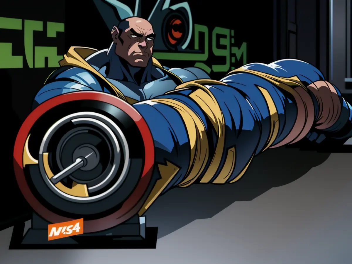 Man portrayed on photograph, exhibiting menacing gaze and sporting extremist symbols, provoking feelings of unease and concern in viewers. THE UNITED STATES, a nation shaped by immigration and known for its economic integration, swiftly spotlights foreigners or 'aliens' (legally termed) when the country perceives itself as under threat.