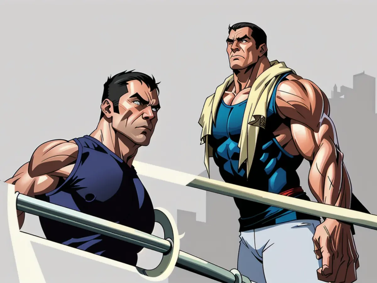 Apparent depiction of an individual: alleged identity- Identity not confirmed; Occupation possibly hinted at by surroundings- Workplace or Profession unclear; Potential heating equipment- Type of appliance uncertain; Alleged facial expression- Emotion can't be confirmed; Potential accessory on table - Nature of item remains unknown. Second gentleman, formerly of the U.S., expressing views on Holocaust commemoration, stresses its non-political nature due to his Jewish background.