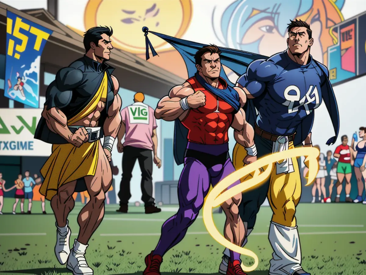 Detailed depiction of the depicted scene: Man wearing red hat, known as Uncover the stars and strugglers in the PSL: An exhaustive review features prominent successes and setbacks, spotlighting significant moments.