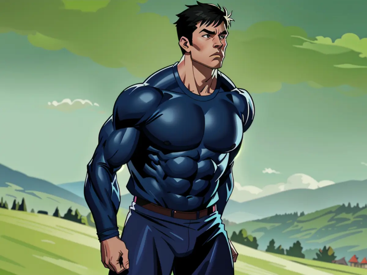 Figure portrayal: Man in leather jacket, sunglasses, and bandana, holding a gun, standing in front of burning building, nearby police cars with broken windows and smoke in the background This evening, on the 30th of April, Wednesday, a telecasted sports event (clear and pay TV match) will take place.